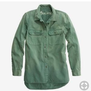 MADEWELL Tomboy Work Shirt Medium
